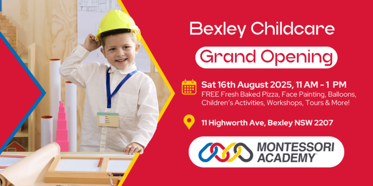 Child dressed up as architect on a red background