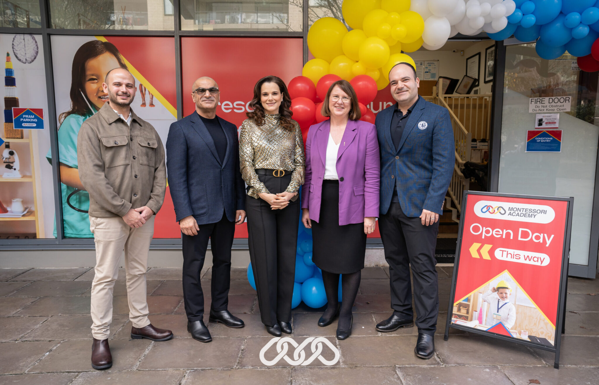 Montessori Academy leadership team and educator with MP Donna Davis and Lord Mayor of Parramatta Martin Zaiter at the Montessori Academy Entrada Open Day
